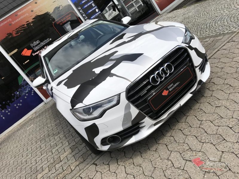 Audi A6 Camouflage Vollfolierung – Bild 4