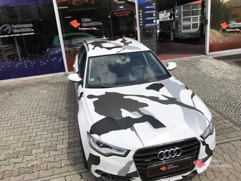 Audi A6 Camouflage Vollfolierung – Bild 5