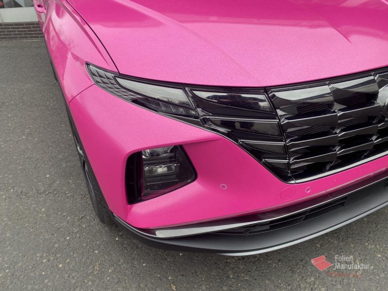 Hyundai Tucson Vollfolierung Pink – Bild 8