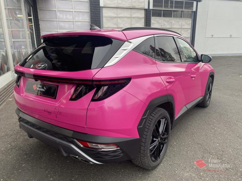 Hyundai Tucson Vollfolierung Pink – Bild 9