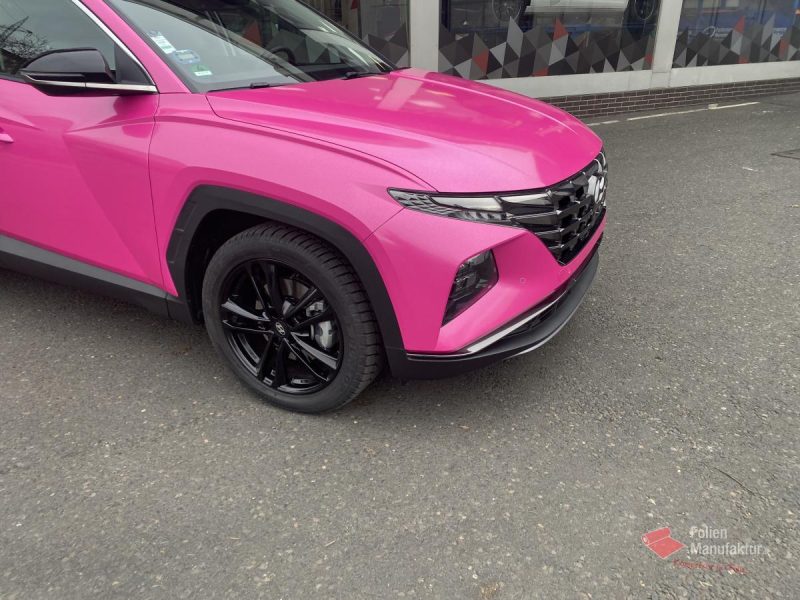 Hyundai Tucson Vollfolierung Pink – Bild 7
