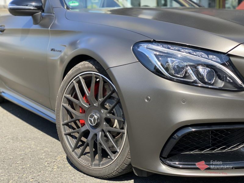 Mercedes C63 Cabriolet Full Wrap Avery – Bild 4
