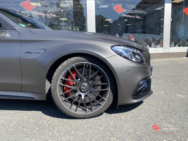 Mercedes C63 Cabriolet Full Wrap Avery – Bild 3