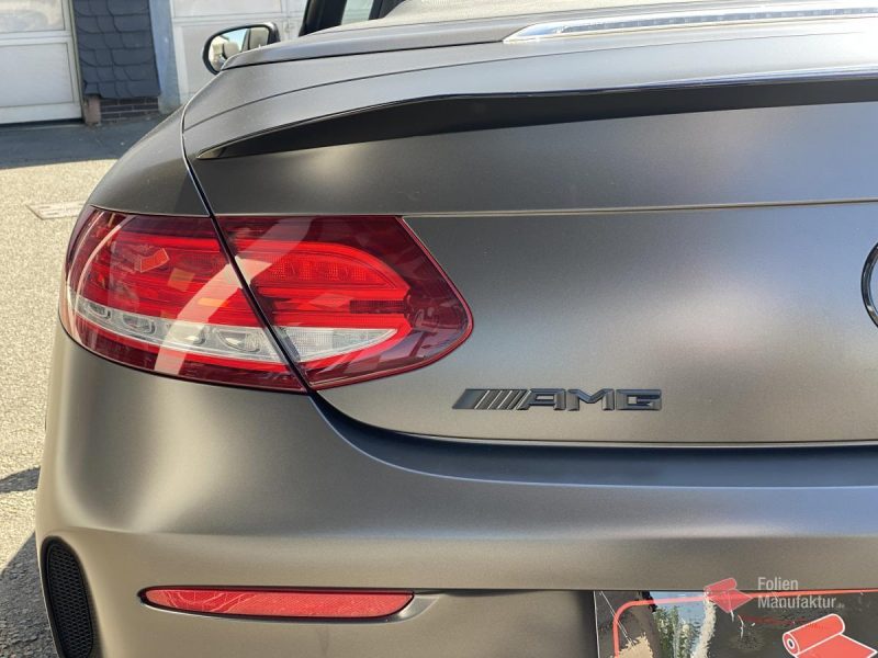 Mercedes C63 Cabriolet Full Wrap Avery – Bild 10