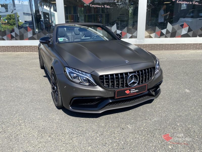 Mercedes C63 Cabriolet Full Wrap Avery – Bild 8