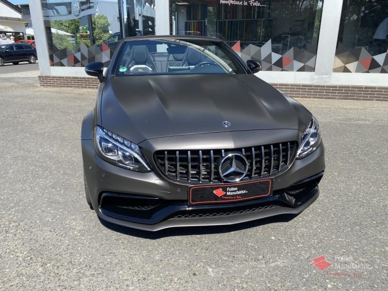 Mercedes C63 Cabriolet Full Wrap Avery – Bild 7