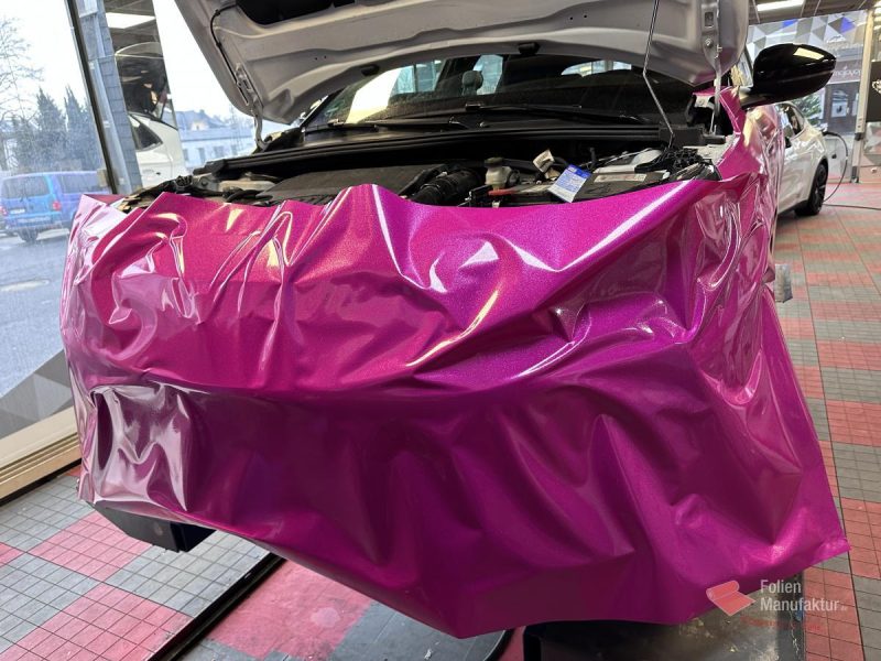 Opel Corsa Vollfolierung Pink – Bild 5