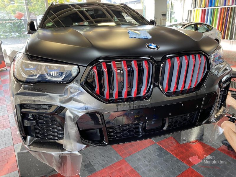 BMW X6 Black vermilion Lackschutzfolierung – Bild 9