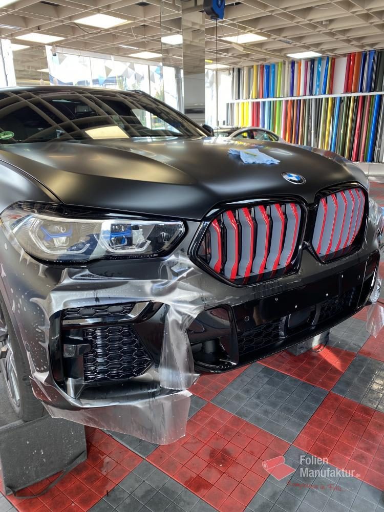 BMW X6 Black vermilion Lackschutzfolierung – Bild 10