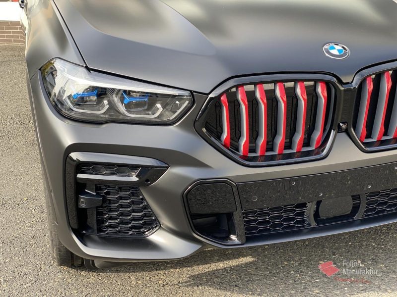 BMW X6 Black vermilion Lackschutzfolierung – Bild 2