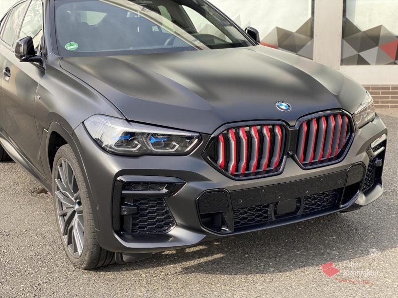 BMW X6 Black vermilion Lackschutzfolierung – Bild 1
