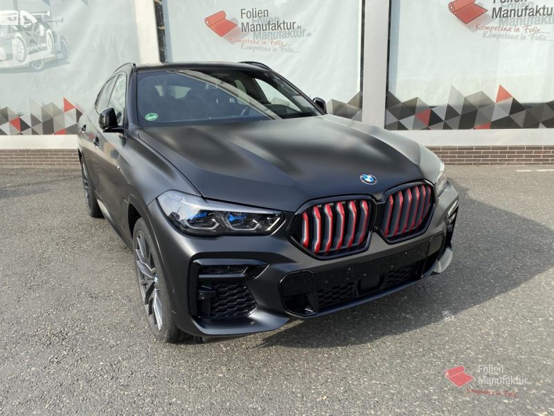BMW X6 Black vermilion Lackschutzfolierung – Bild 3