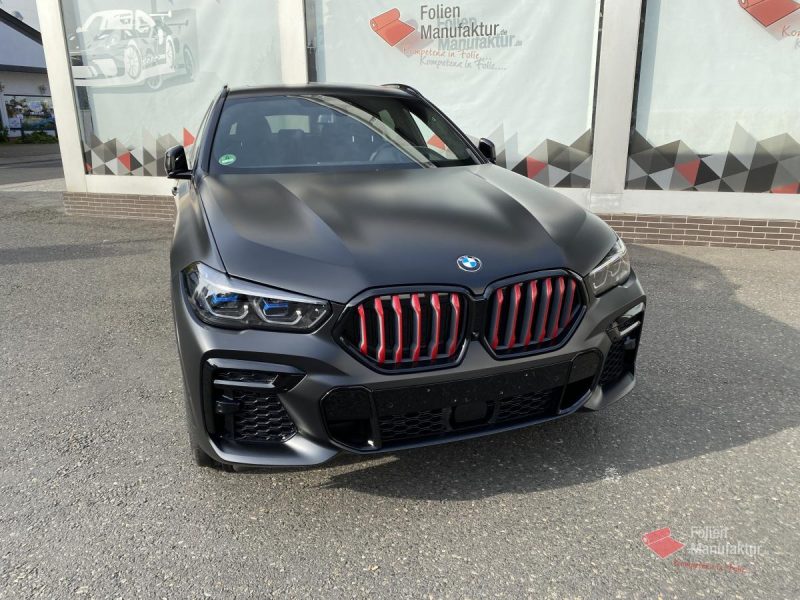 BMW X6 Black vermilion Lackschutzfolierung – Bild 4