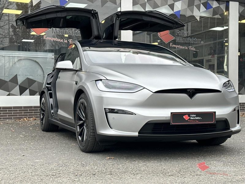 Tesla Model X Plaid Full Wrap – Bild 1
