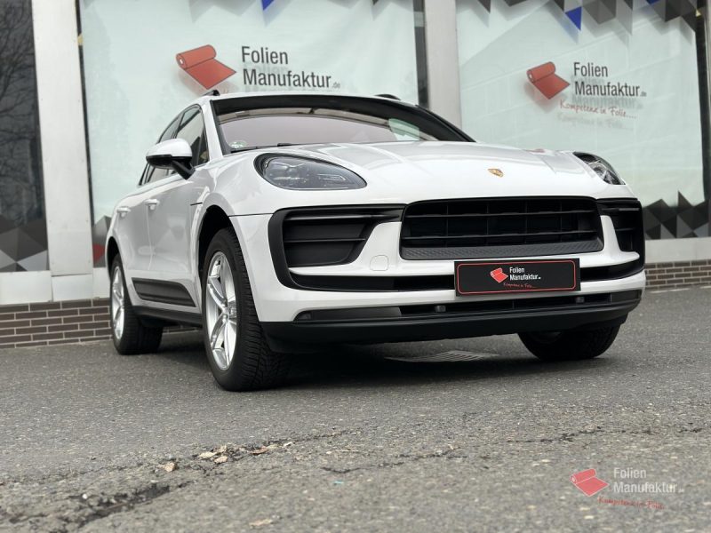 Porsche Macan Full Wrap in Chalk (Kreide) – Bild 8