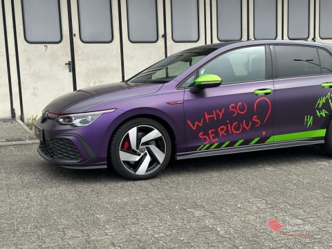 VW Golf 8 GTi Designfolierung Joker