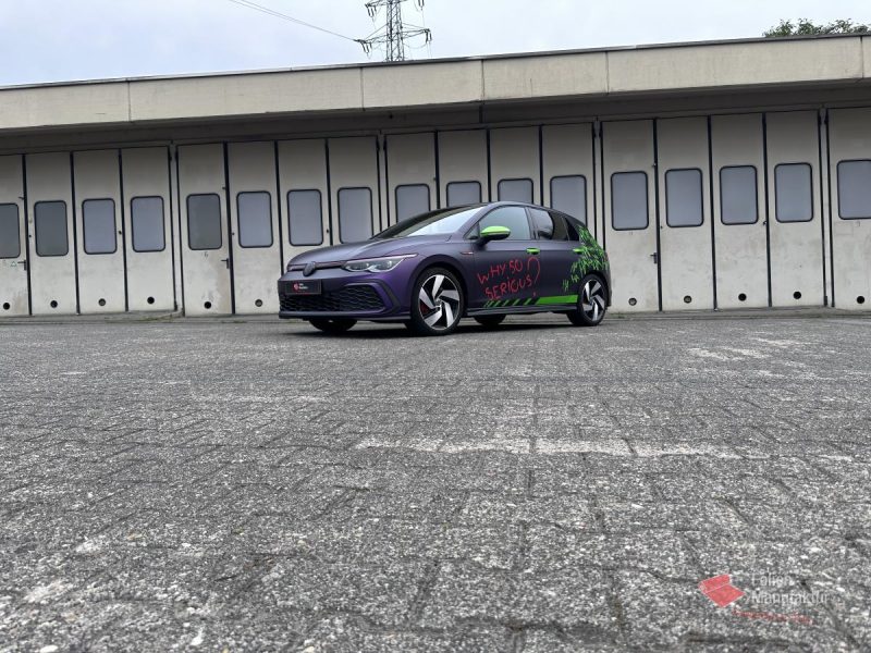 VW Golf 8 GTi Designfolierung Joker – Bild 2