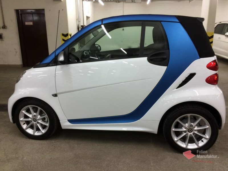 Smart folierung Tridionzelle blau matt – Bild 1
