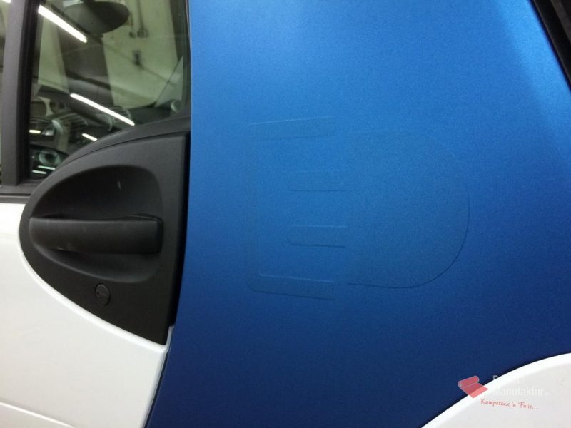 Smart folierung Tridionzelle blau matt – Bild 2