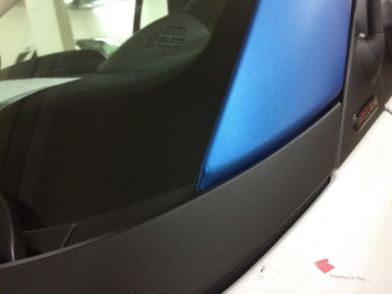 Smart folierung Tridionzelle blau matt – Bild 7