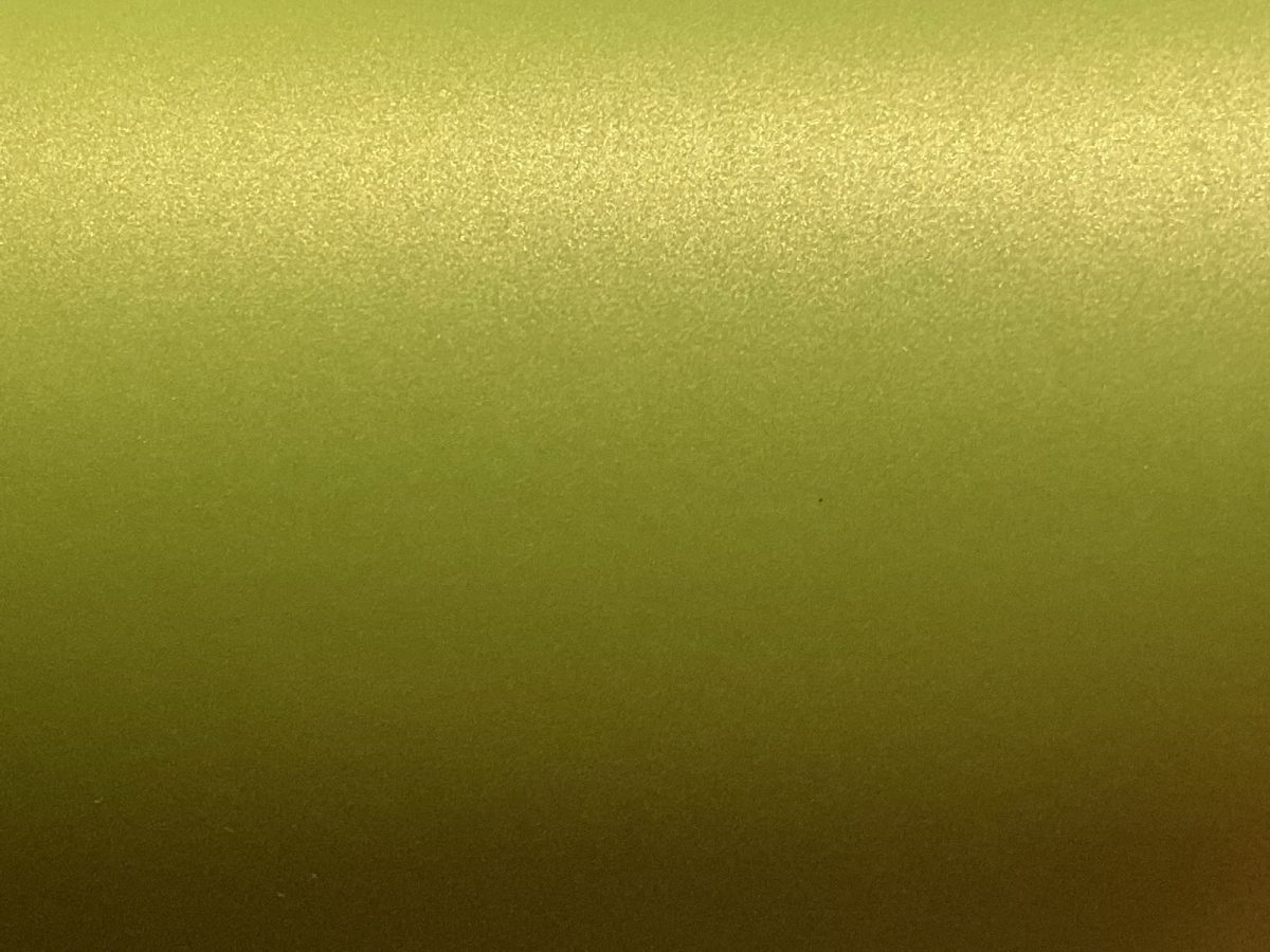 Folienfarbe Yellow green matte metallic