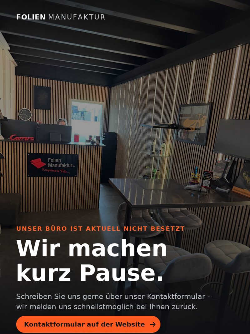 Betriebsferien