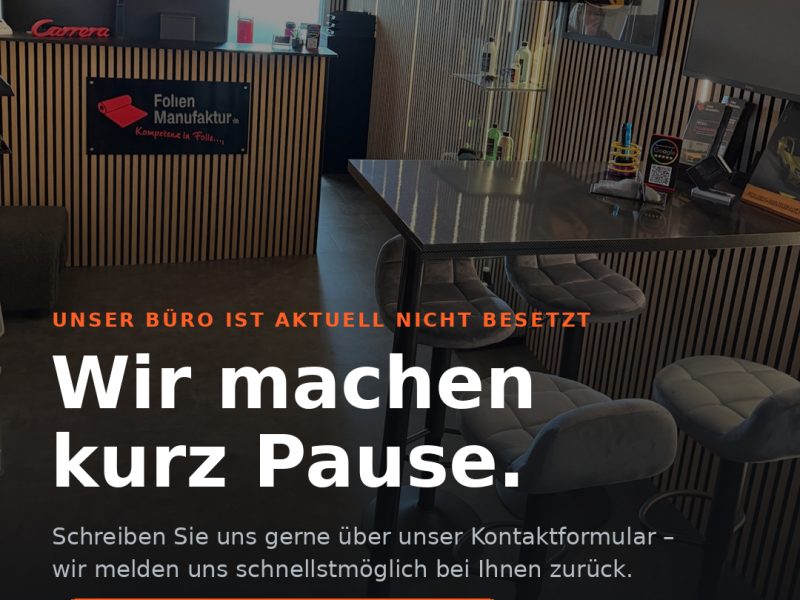 Betriebsferien