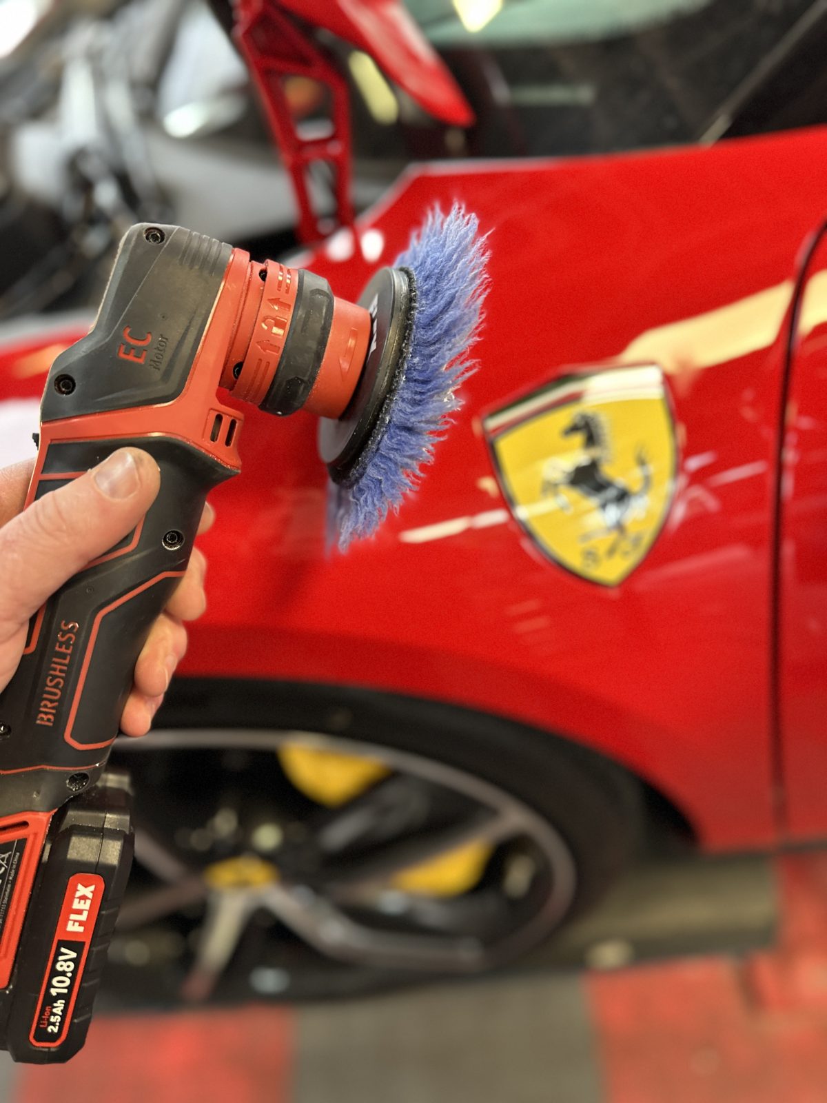 Polishing a Wrapped Vehicle
