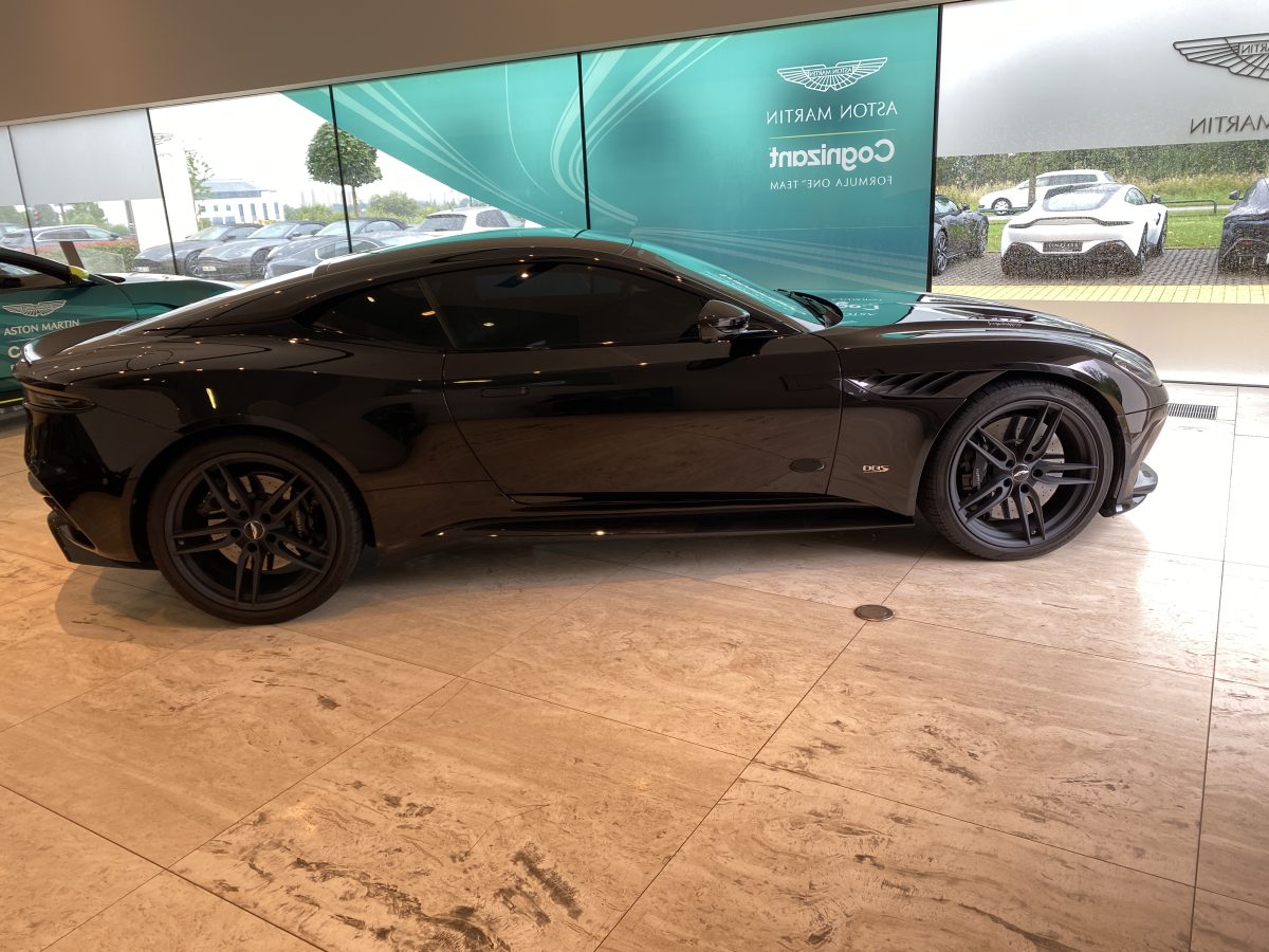 Aston Martin DBS with tinted windows