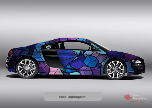 Folienfarbe Cube