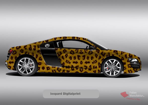 Folienfarbe Leopard