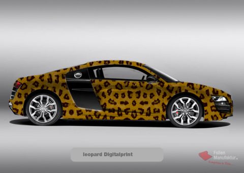 Folienfarbe Leopard