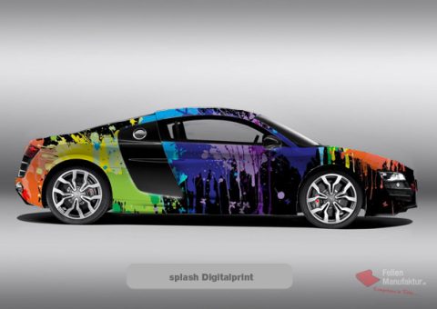 Folienfarbe Splash
