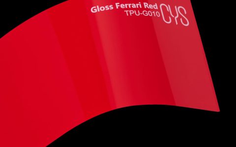Folienfarbe Gloss Ferrari Red
