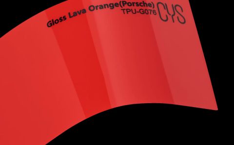 Folienfarbe Gloss Lava Orange