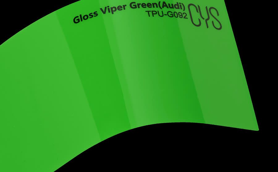 Folienfarbe Gloss Viper Green (Audi)