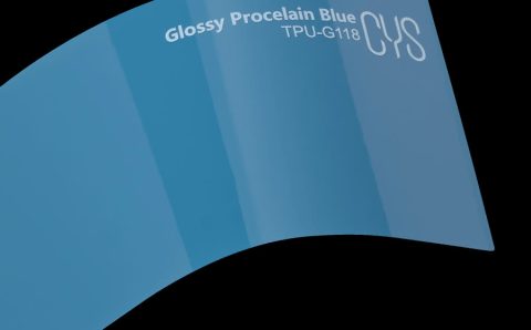 Folienfarbe Glossy Porcelain Blue