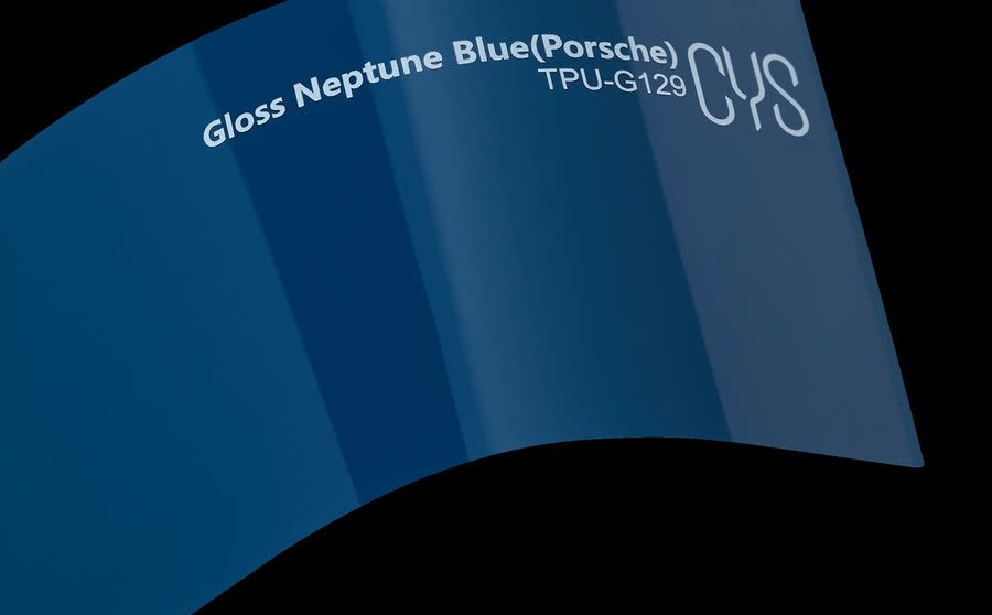 Folienfarbe Gloss Neptune Blue