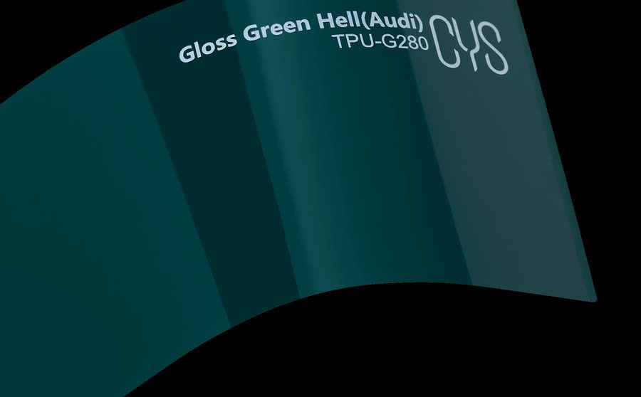 Folienfarbe Gloss Green Hell (Audi)