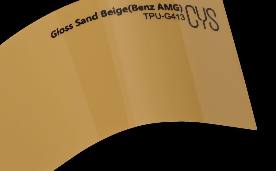 Folienfarbe Gloss Sand Beige - MB AMG