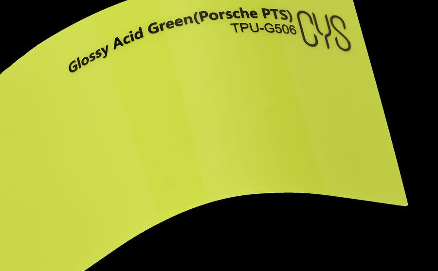 Folienfarbe Glossy Acid Green