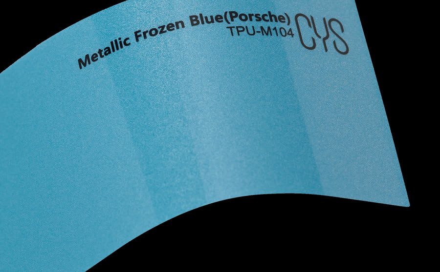 Folienfarbe Metallic Frozen Blue