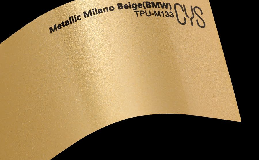 Folienfarbe Metallic Milano Beige