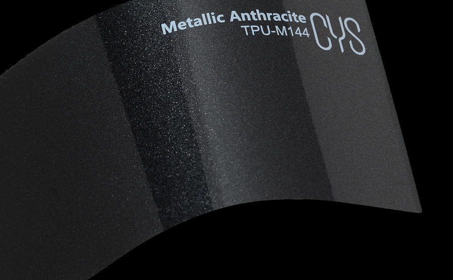 Folienfarbe Metallic Anthracite