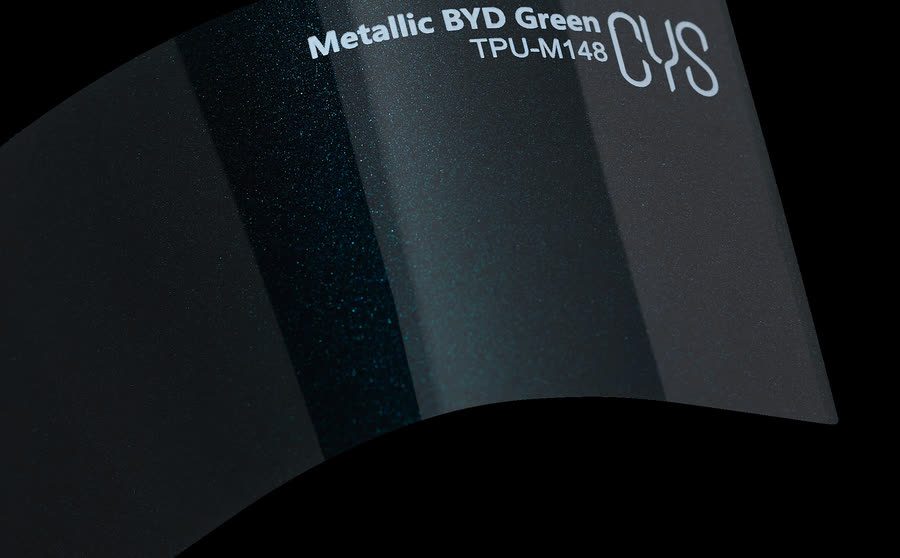 Folienfarbe Metallic BYD Green