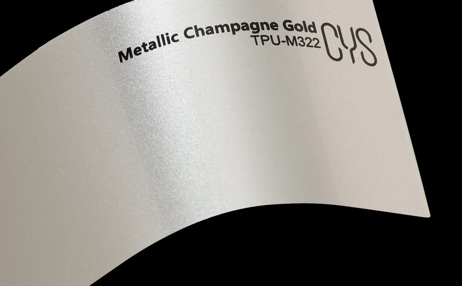 Folienfarbe Metallic Champagne Gold