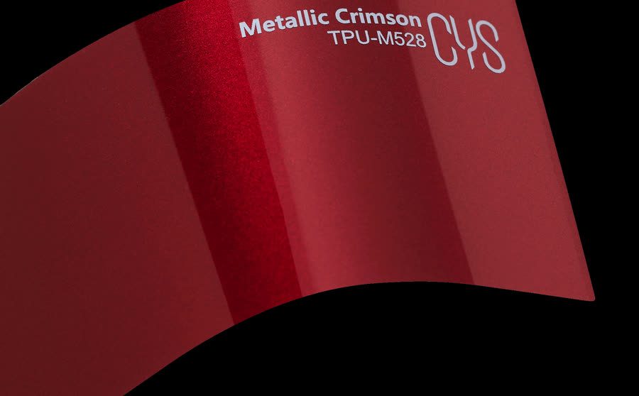 Folienfarbe Metallic Crimson