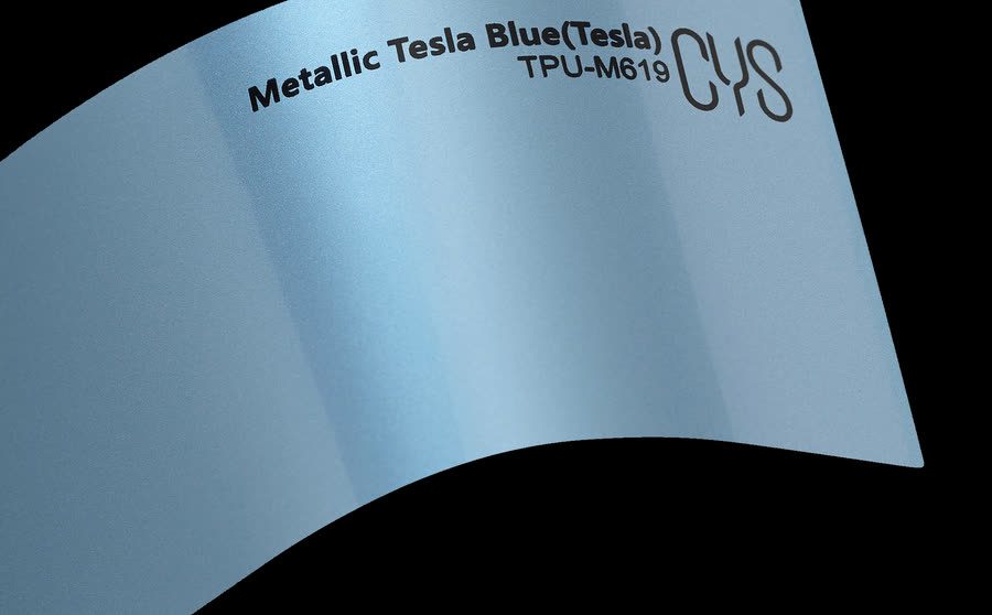 Folienfarbe Metallic Tesla Blue (Tesla)