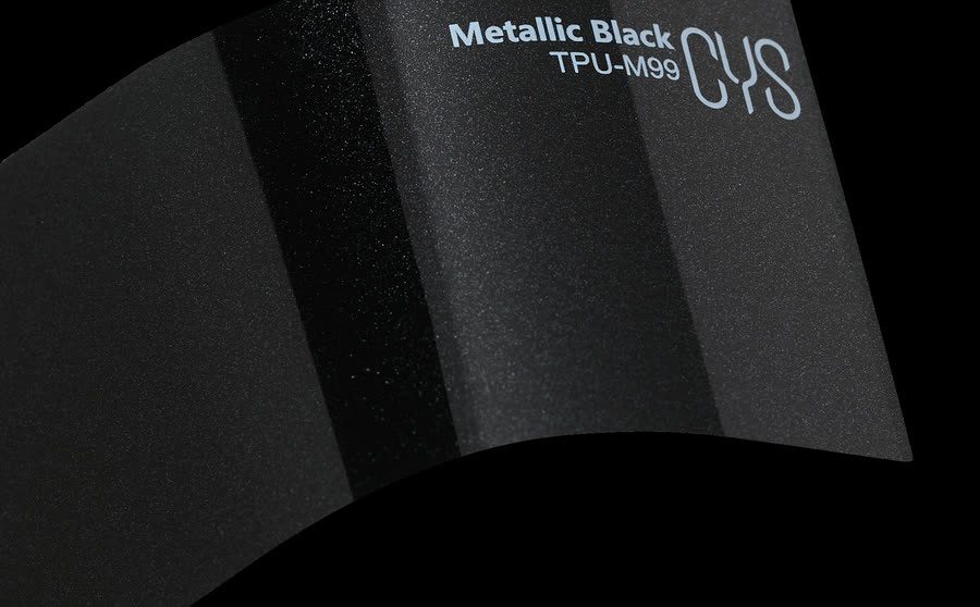 Folienfarbe Metallic Black