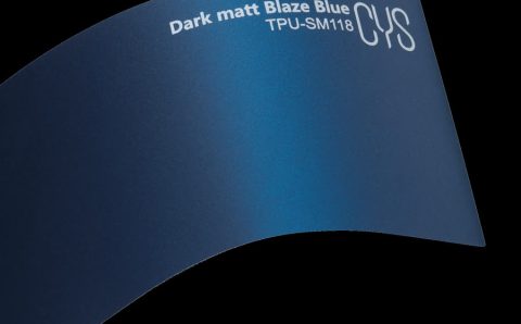 Folienfarbe Dark matt Blaze Blue